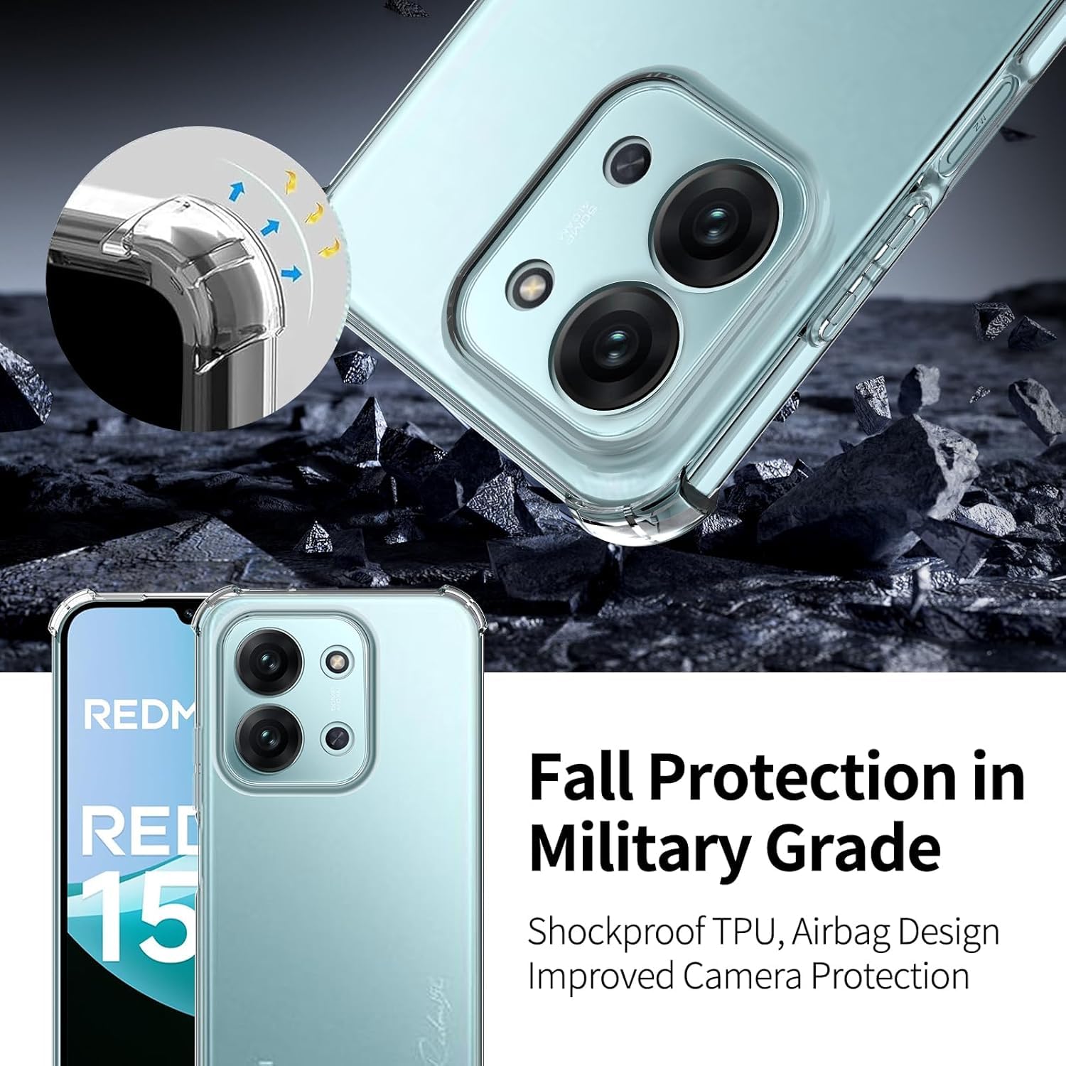 Protecteur Verre Trempé Pour Objectif Caméra Xiaomi Redmi 15C - 9H, Anti-rayures, Transparent