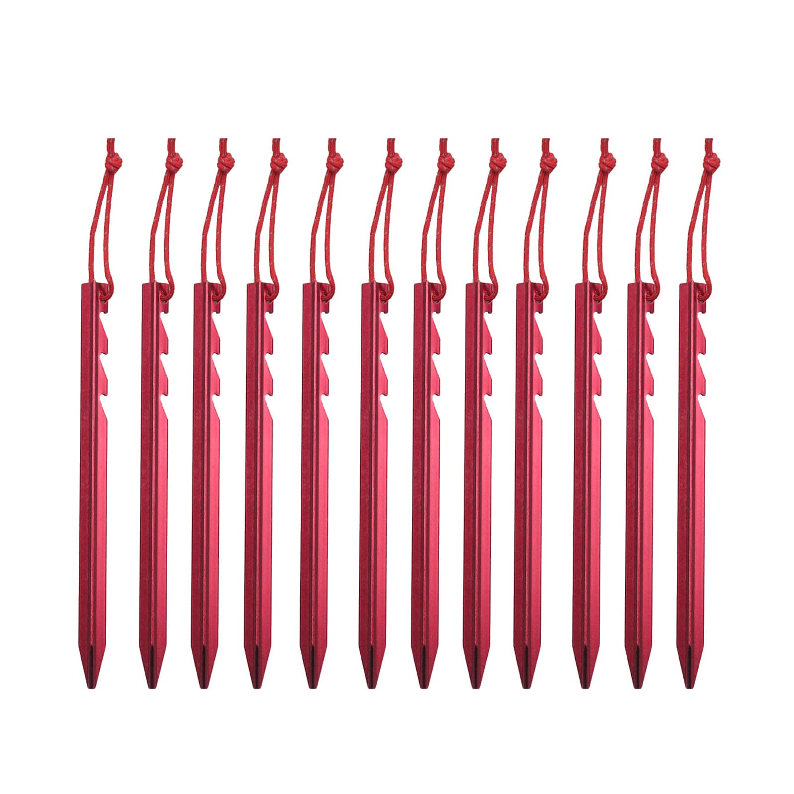 Picchetti per Tenda, Picchetti per Tenda Ultraleggeri in Lega di Alluminio Resistente, Picchetti per Tenda a Forma di Y Pesanti con Corda Riflettente per Campeggio, Spiaggia, All'aperto e Sabbia