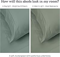 Vista 53 de California Design Den - Sábana ajustada de algodón, suave, 400 hilos, 100 % algodón, elástico que no se zafa, bolsillos profundos, refrescante