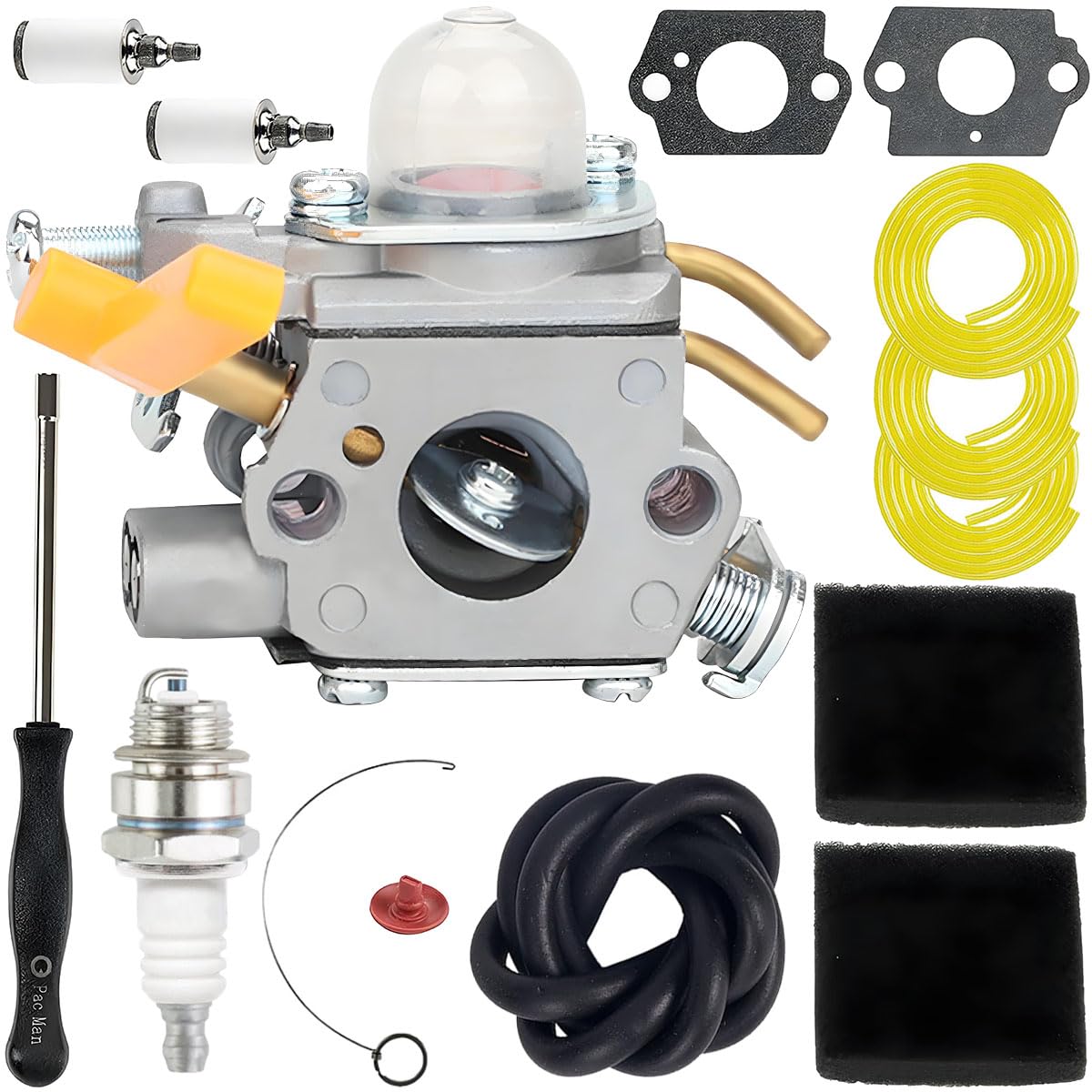 308054077 Zestaw gaźnika BC30 CS30 SS30 TP30 | dla Ryobi BC30 CS30 SS30 TP30 S430 TP26 EX26 CS26 SS26 SX135 D3300 RY28000 RY28005