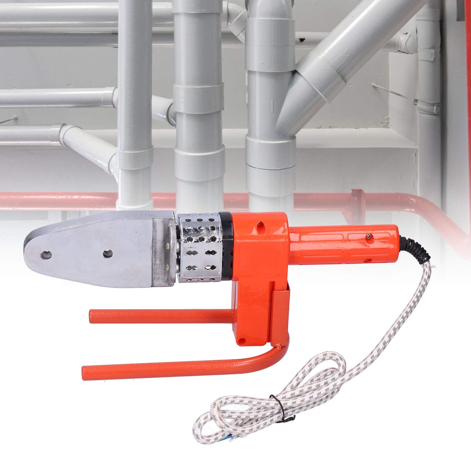 Omabeta Machine à Souder électrique, épisseuse à, Pistolet Thermofusible, Outil Automatique à Haute Température pour le Soudage Professionnel, ABS 220V