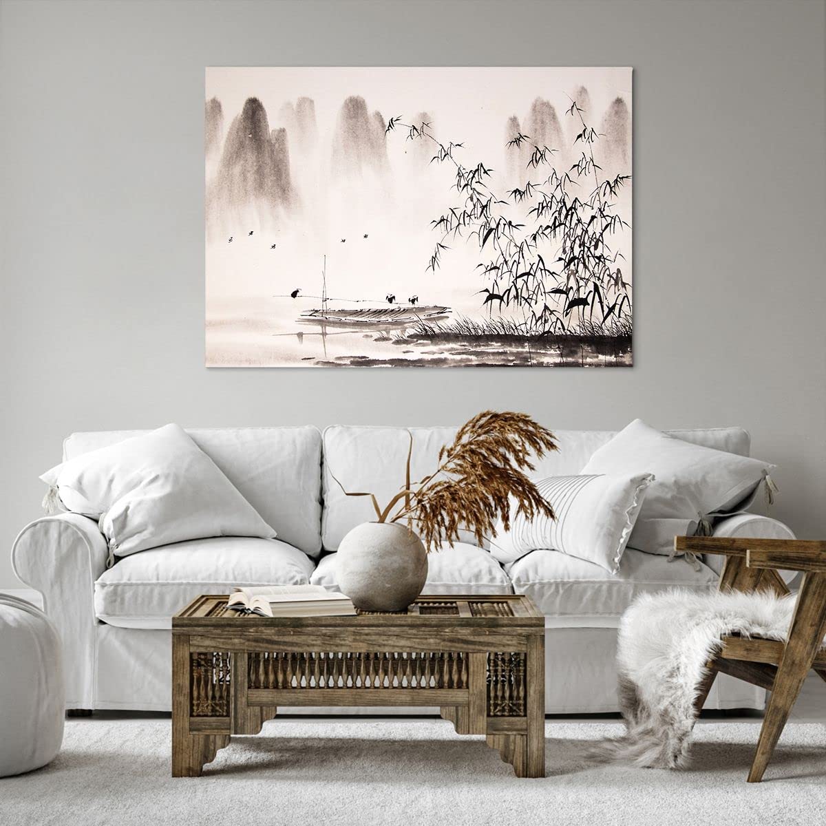 MuchoWow© Impression sur Toile Peinture 20x30 cm Tableau Mural Decoration Salon Reproductions de