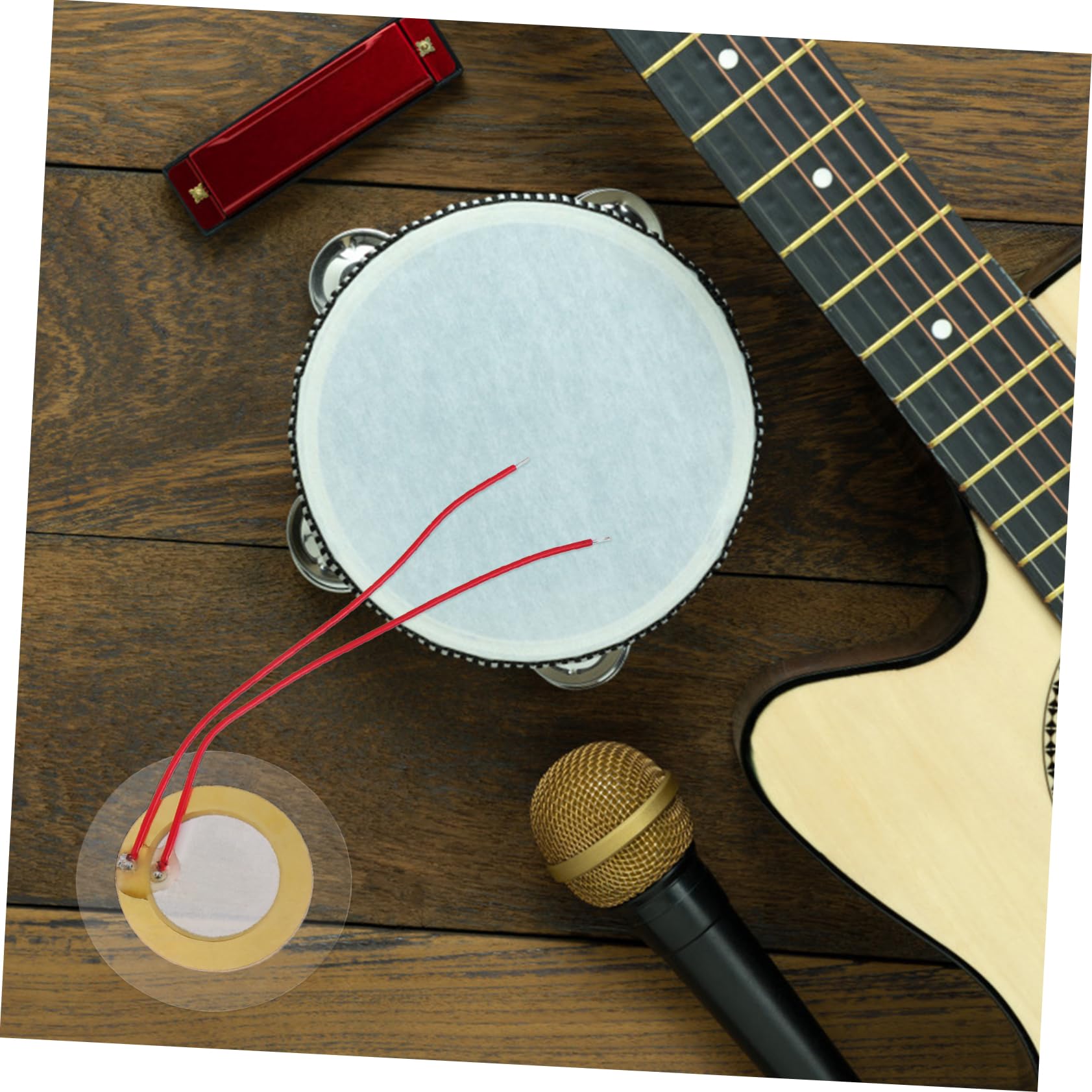 ifundom Sensor Trigger Piezo Amplifiers Disc Music Trigger Drum Disc for Electronic