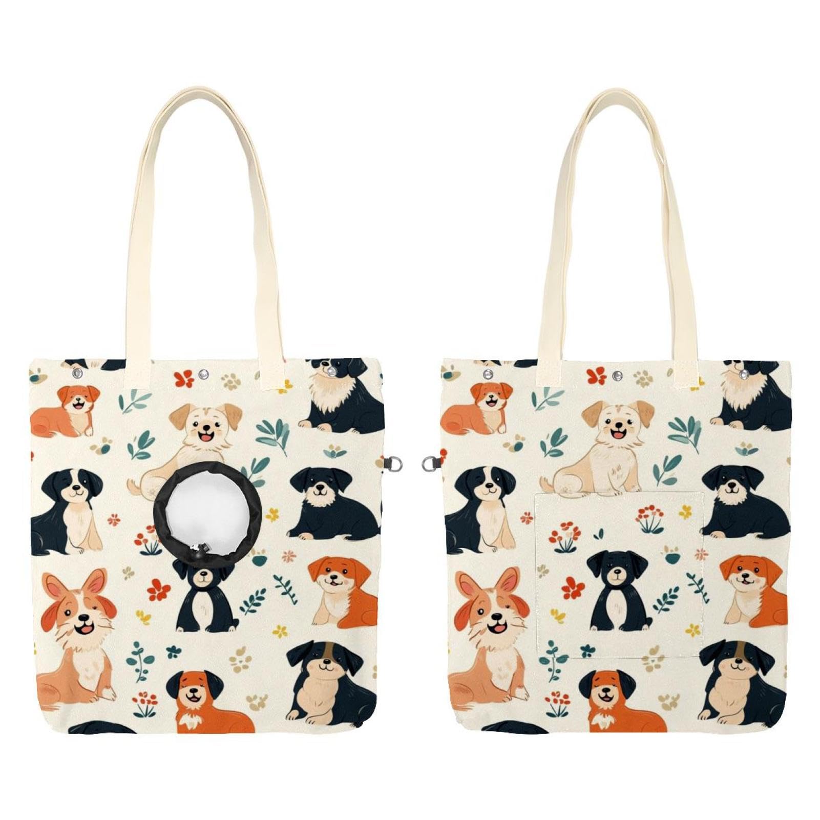Sac à bandoulière pour chat pour chien transport mains libres extérieur voyages petits animaux