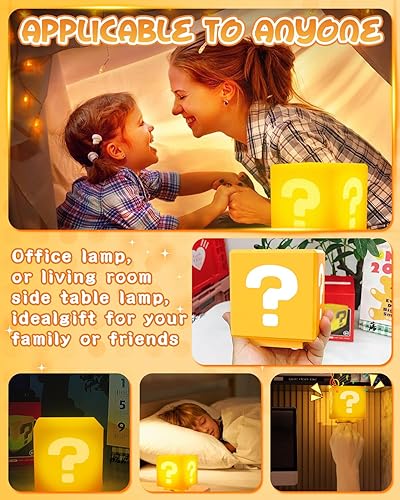 Miniatura 6 de Super Bros - Juguetes para niños de 4 a 6 años, luz nocturna para niños con efectos de sonido de juego, lámpara de ilusión, decoración de