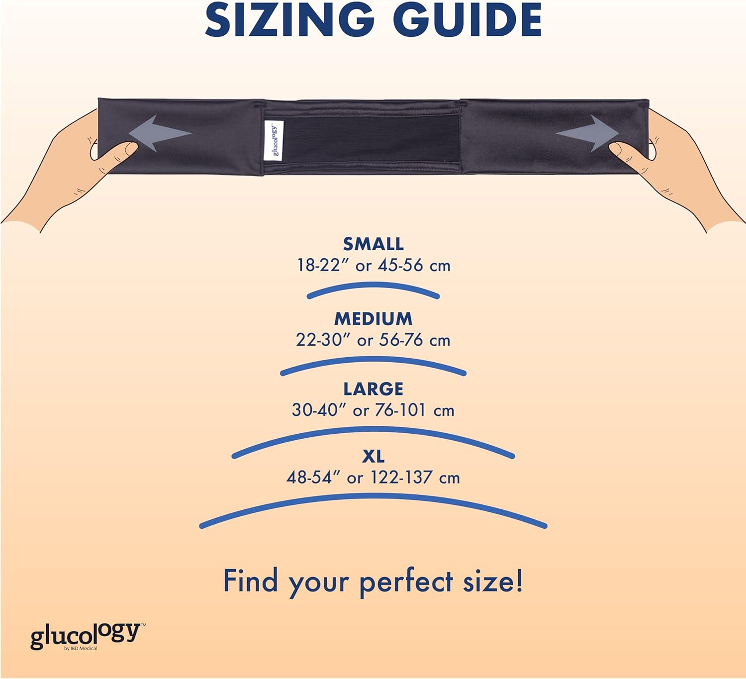 Glucology Insulin Pump Waist Belt | Fanny Pack for Running or Travel - Diabetes Supplies Pouch and Accessories for Men and Women -Slim, Discreet Design - (Black, XL - 48'' to 54")