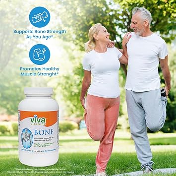 Bone Supplement - Calcium Supplement for Women and Men, Bone Health Vitamin D 3 w/Calcium Magnesium Zinc, Calcium Magnesium Supplement Support for Bone Density, Vegan, Non GMO, 180 Tab