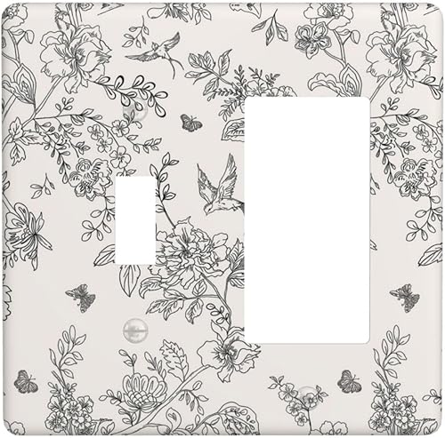 Miniatura 33 de Cubiertas de Interruptor de Luz de 1 Gang Medieval Abstracto Moderno Luna Estrellado Gran Ola Toggle Simple Placa de Pared Cubierta Decorativa de