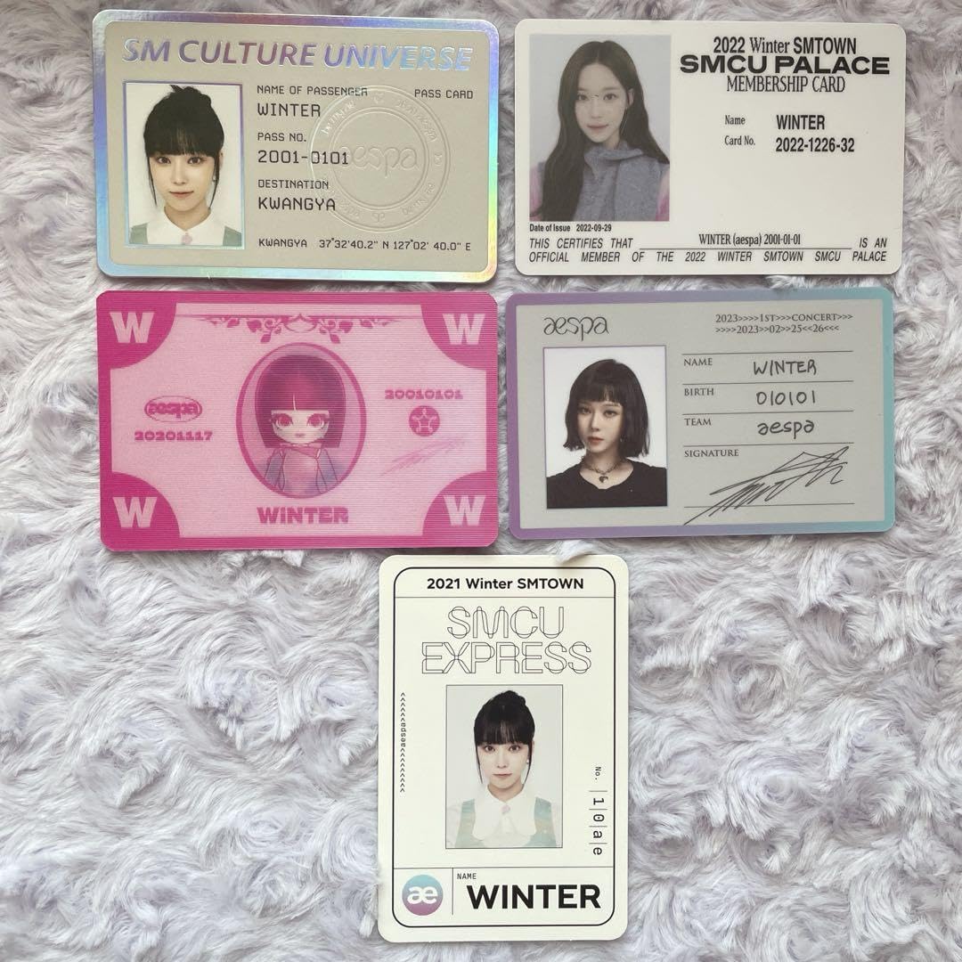 aespa ウィンター SMCU 4点セット winter エスパ aespa ウィンター SMCU 4点セット winter エスパ