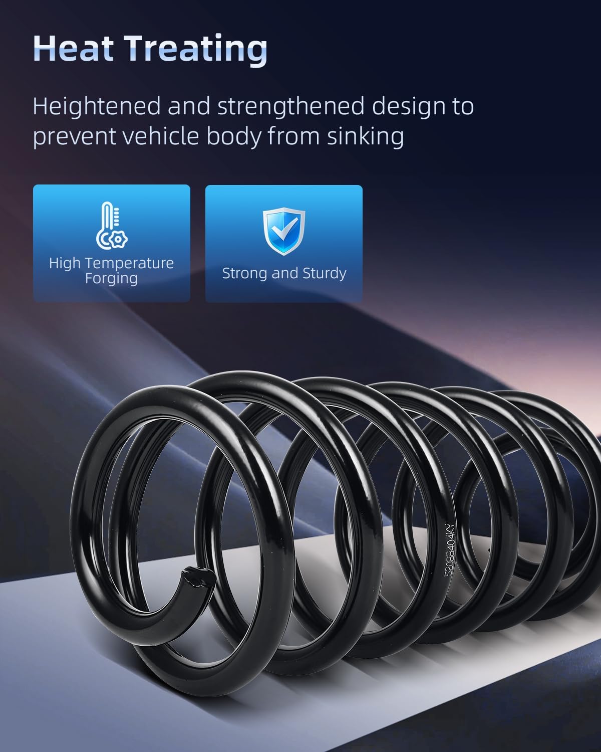 ECCPP Coil Springs Suspension Coil Spring Set for 1999-2004 for Jeep Grand Cherokee Coil Springs for 80871 2PCS Rear Coil Springs