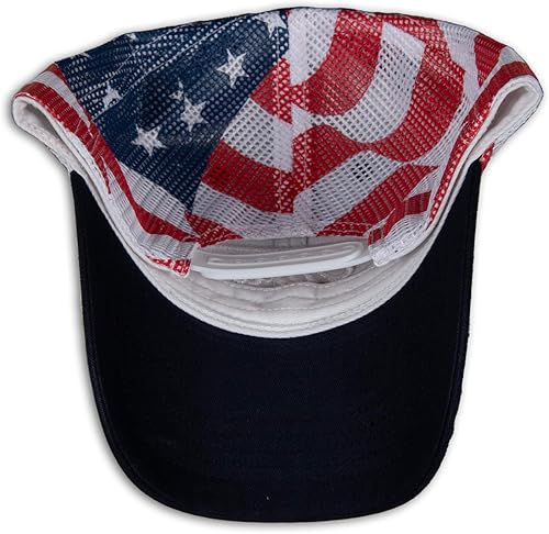 Miniatura 6 de Gorra de béisbol azul para hombre con diseño de estrellas y rayas, patriótica, ajustable, para automóvil, rojo, blanco, azul