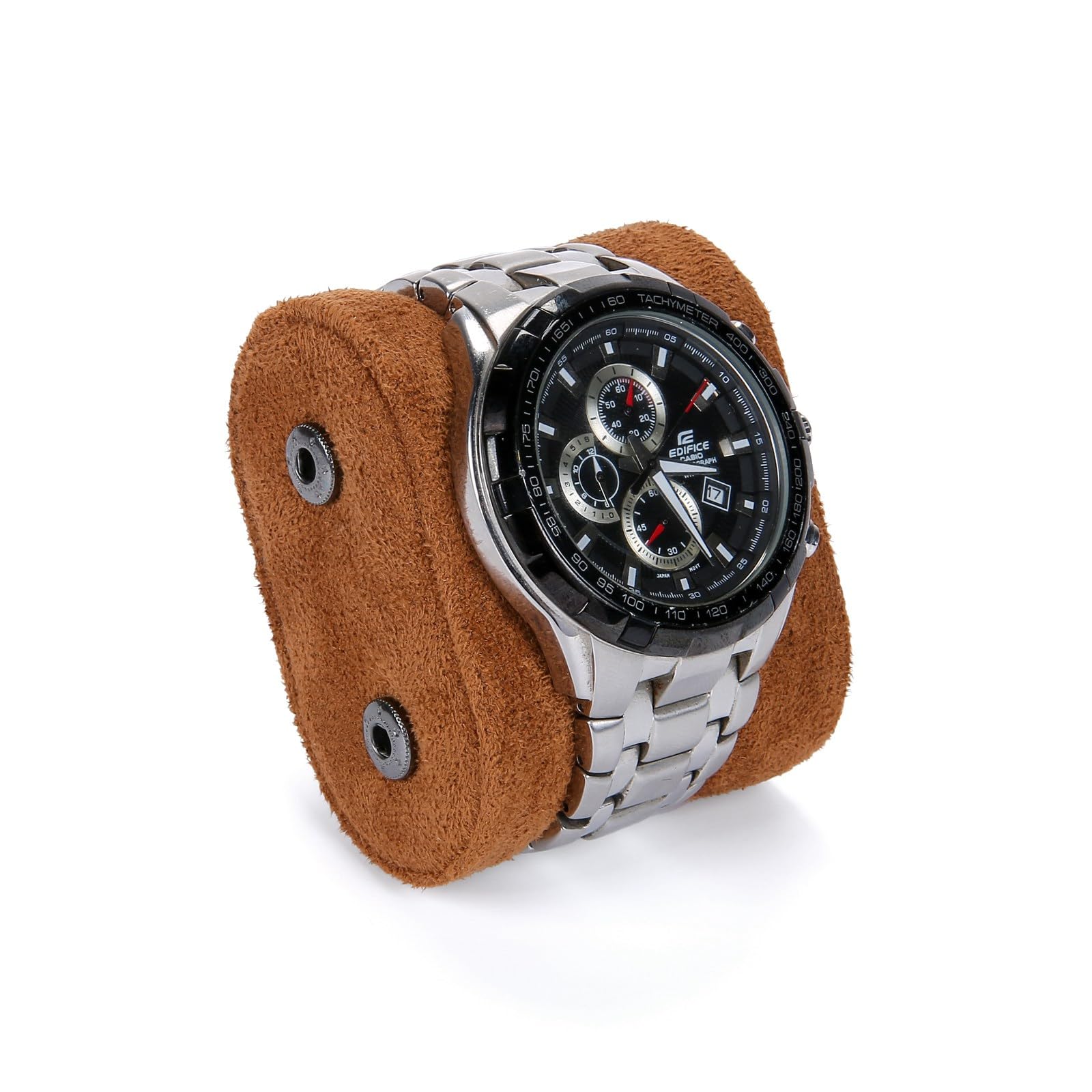 VINBAGGE Scatola Per Orologi in Pelle Sintetica, Porta Orologi da Viaggio per 3 Orologi,Porta Orologi Uomo con Cuscino Rimovibile,Portatile Scatola per Uomo Donne