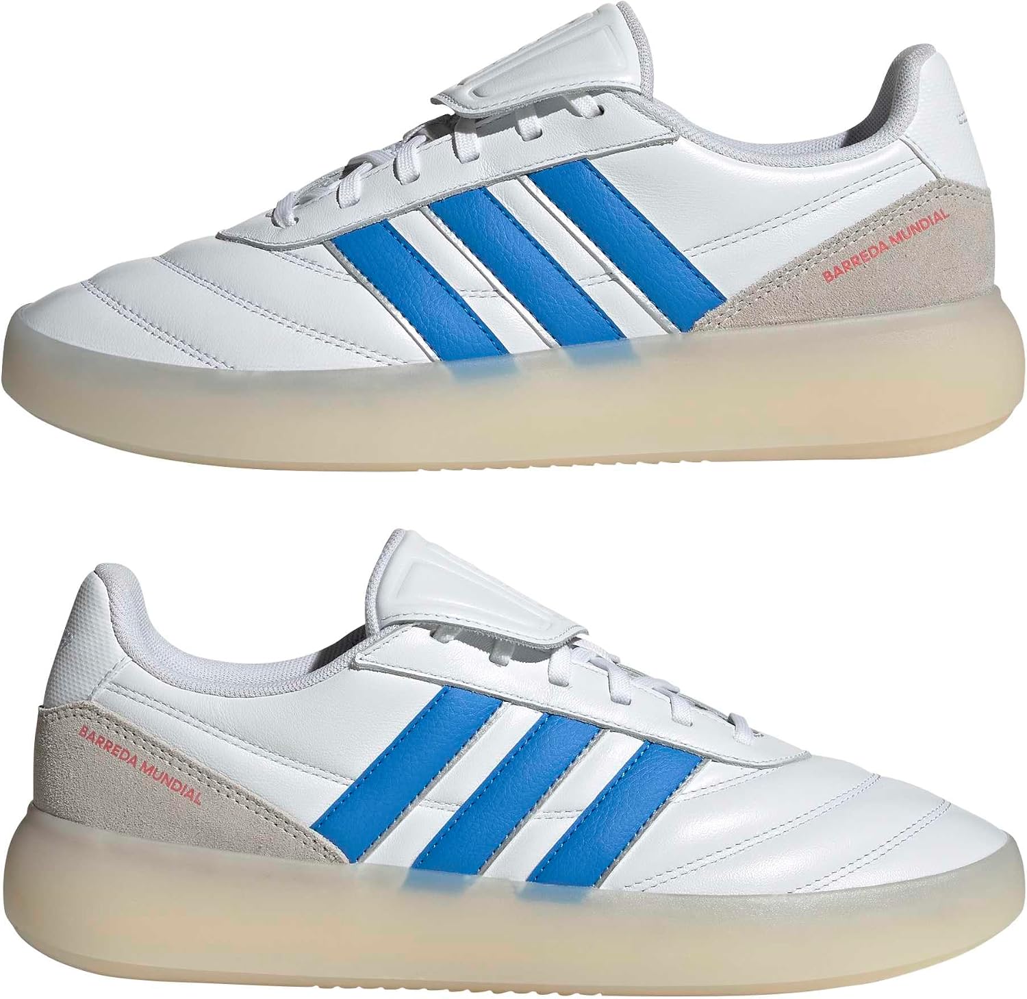 adidas Mens Barreda Mundial Lace Up Sneakers Shoes Casual - Red