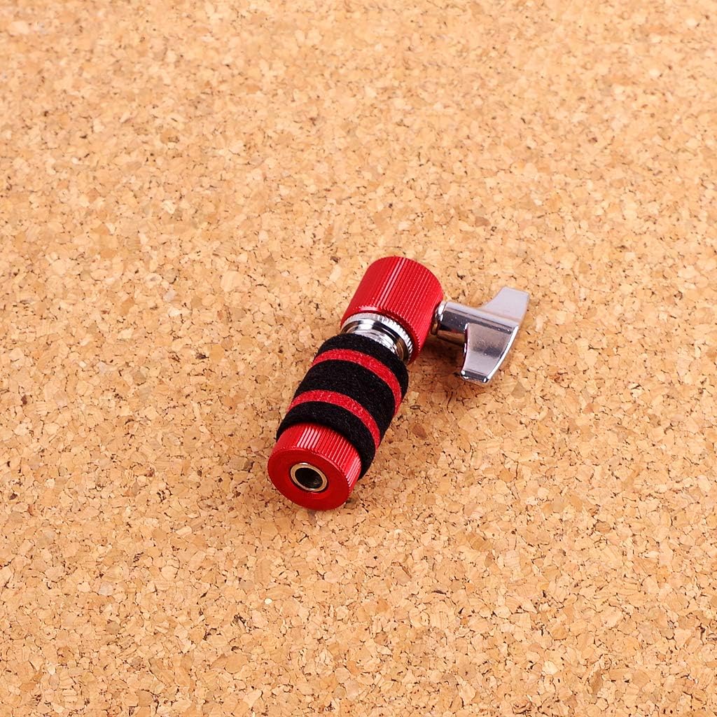 Alnicov Hi-Hat Clutch Jazz Drum Clutch Hi-hat Stand Post Alloy for Jazz Drum Parts Red
