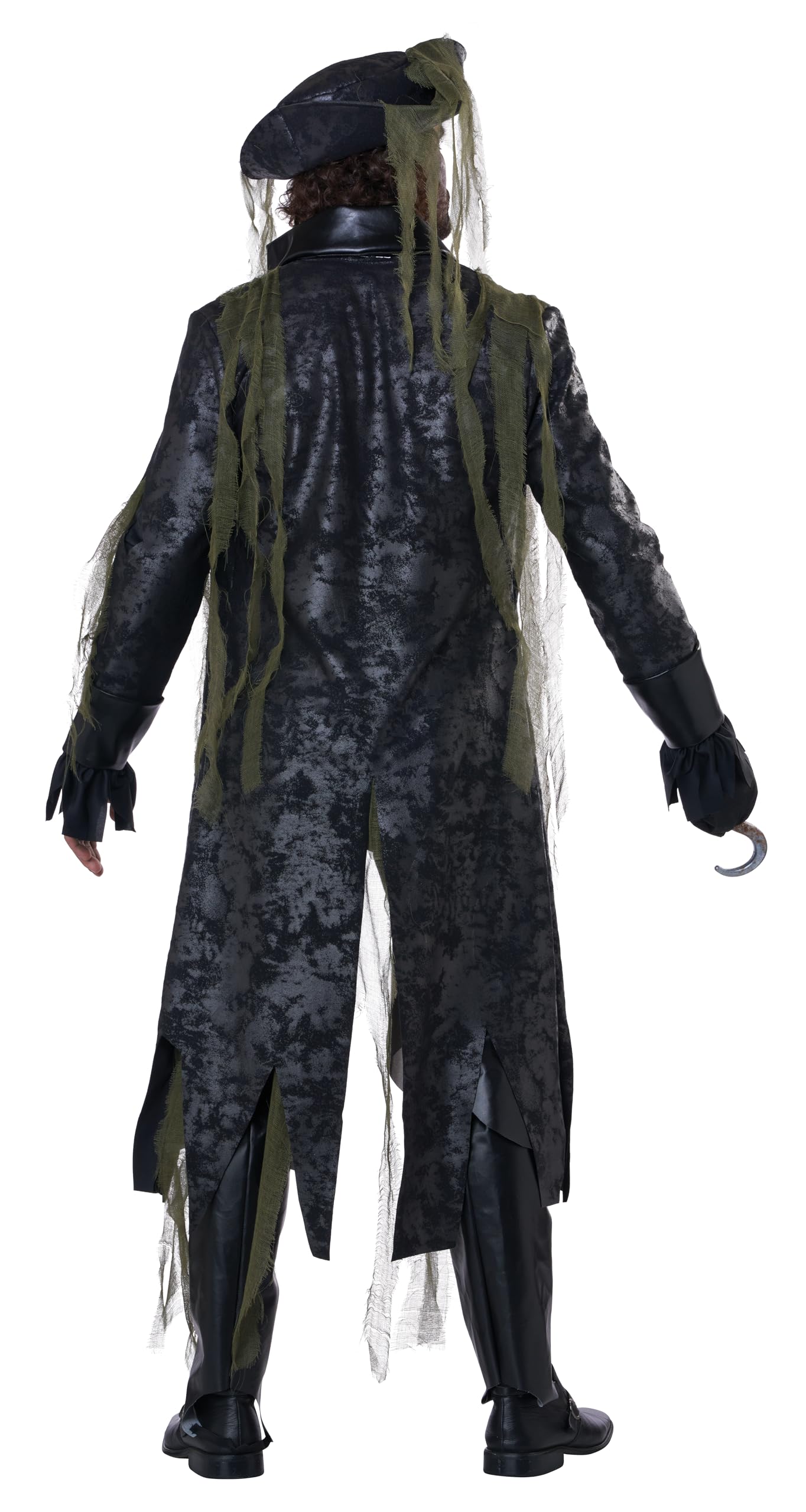 California Costumes Costume da uomo Barnacle Bill the Undead PirateCostume