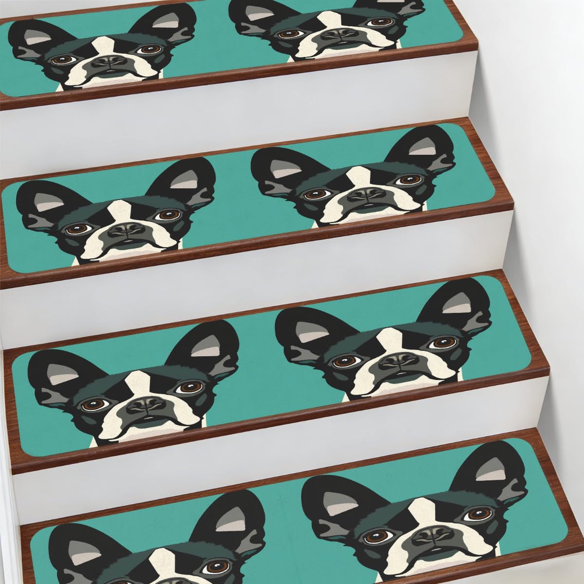 Alfombrillas de escalera antideslizantes para mascotas y evitar caídas 1