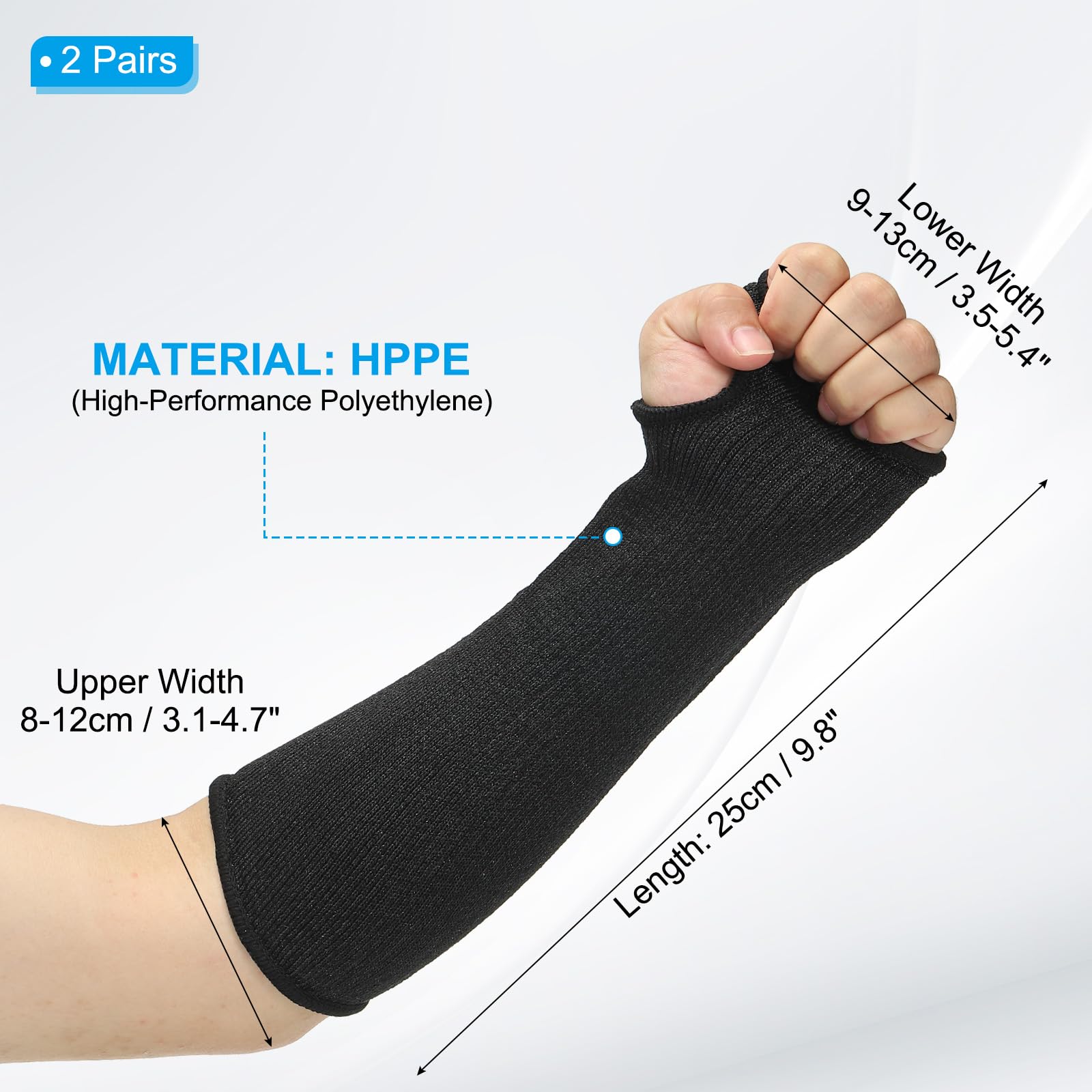 PATIKIL 10 Inch Cut Resistant Sleeve - Image 2