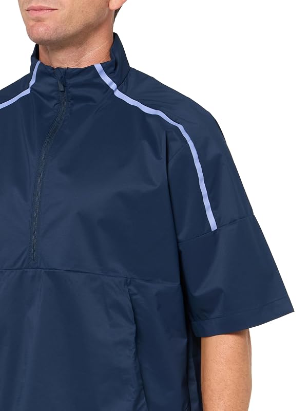 adidas Golf Men's Core Provisional Short Sleeve Half Zip Jacket, Collegiate Navy, XX-Large by adidas - Image 3