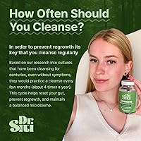 Vista 4 de Candisite Candida Cleanse Fórmula avanzada 10 en 1 - Ajenjo, nogal negro, PAU D'Arco Apoya el equilibrio digestivo y microbiano Soporte