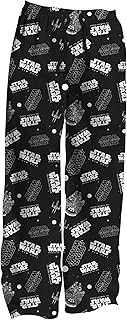 Star Wars Logo and Ships Allover Print Pajama Sleep Pants Licensed
