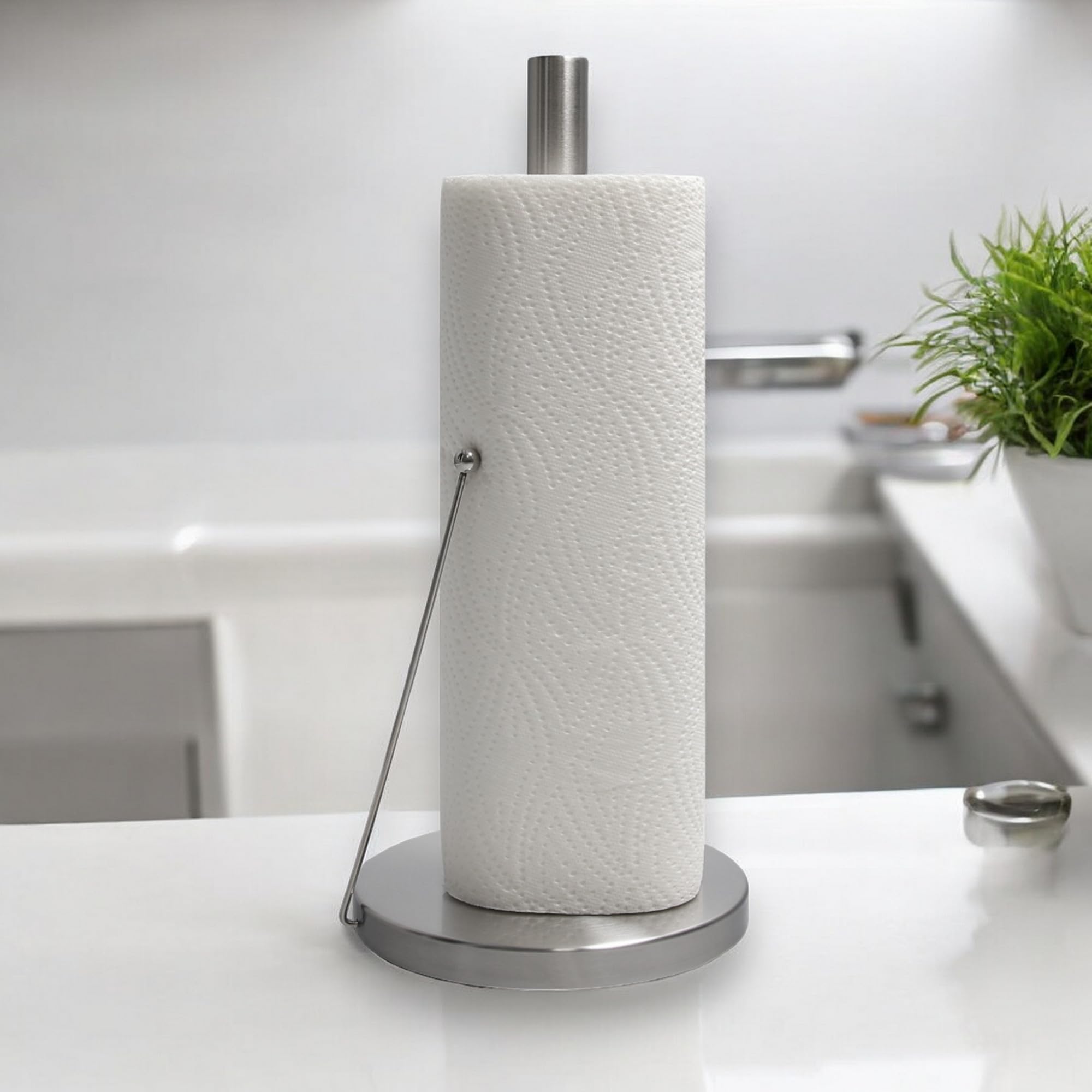 VonBueren Portarotolo Carta Cucina In Acciaio Inox - Per Piano Di Lavoro | Design Moderno E Antiscivolo - Foto 10