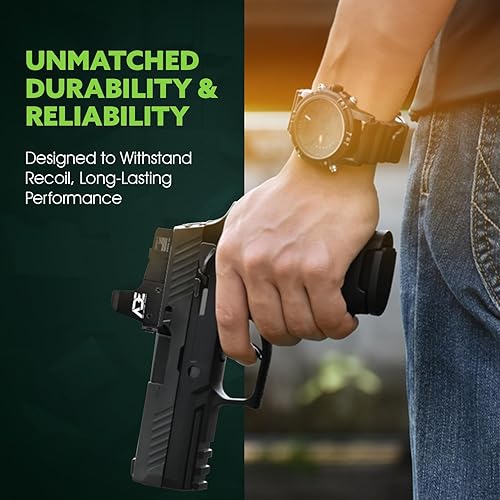 Miniatura 4 de Ade Advanced Optics RD3-006B - Mira de punto verde para pistola con base Pictinny extraíble