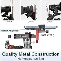 Vista 2 de tridaptor - Adaptador de digitoscopia universal Soporte de montaje de 3 ejes de metal de alta precisión para cámara de teléfono a telescopio