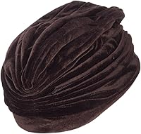 Vista 3 de Sombrero turbante de terciopelo para mujer