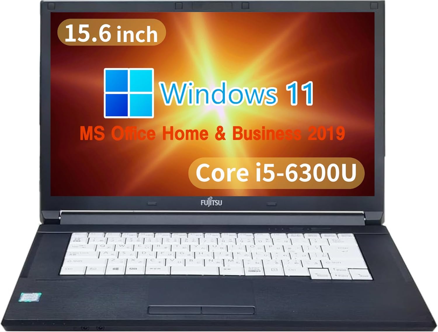 【整備済み品】富士通 ノートPC A576/ 15.6型/ 第6世代 i5-6300U /Win11 Pro/MS Office H