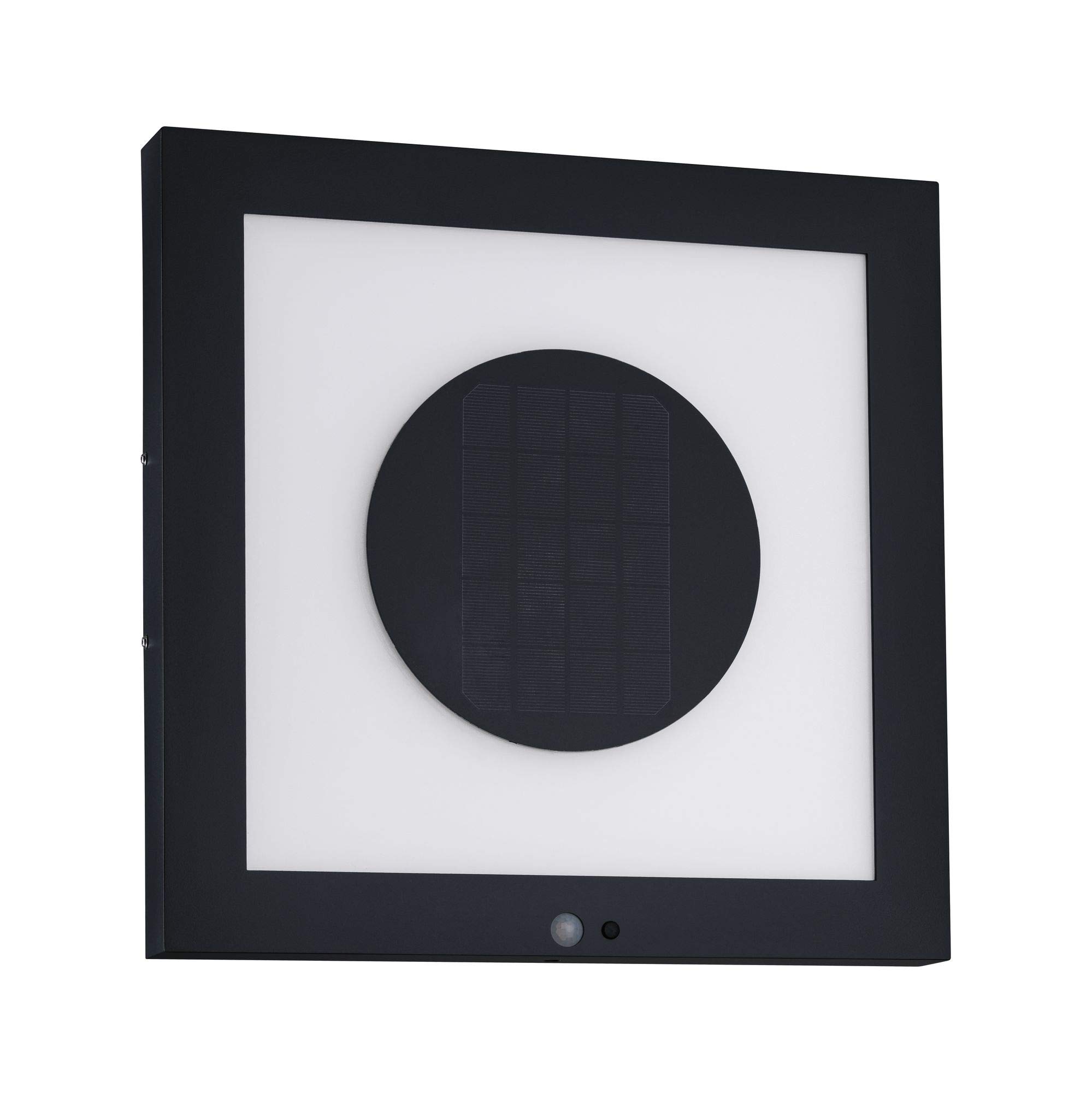 Paulmann Outdoor Solar Panel Taija mit Bewegungsmelder, 40 x 40 cm, IP44, 2 W, 90 lm, Warmweiß, Akku