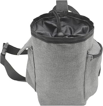Chalk Bag for Rock Climbing, Rock Climbing Chalk Bag | Chalk Storage Bag with Zipper Pockets and Adjustable Waist Belt, Weight Lifting and Gymnastics Organizer Pack