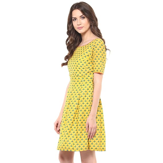 cotton short dress design