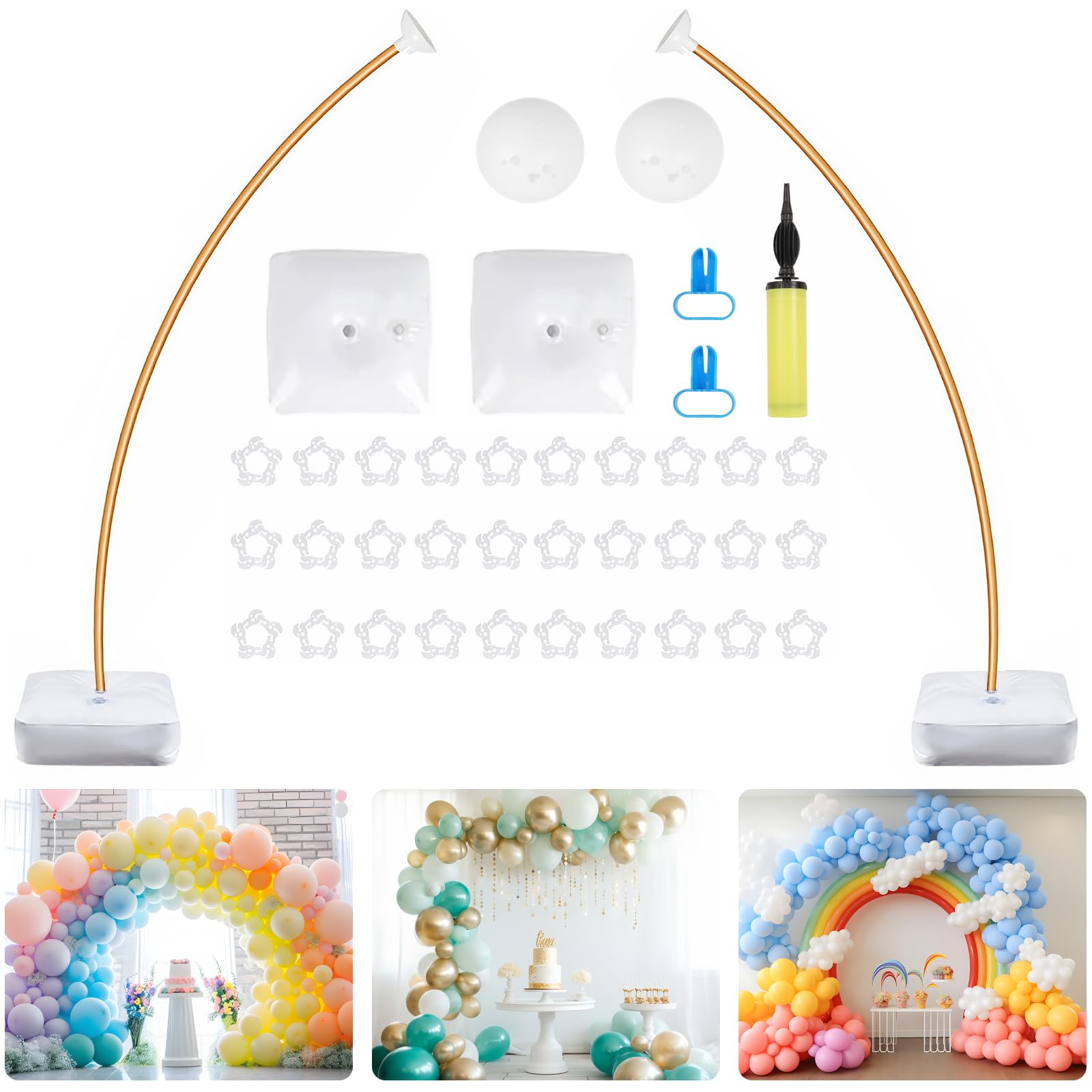 Pop Clap Balloon Arch Stand Kit