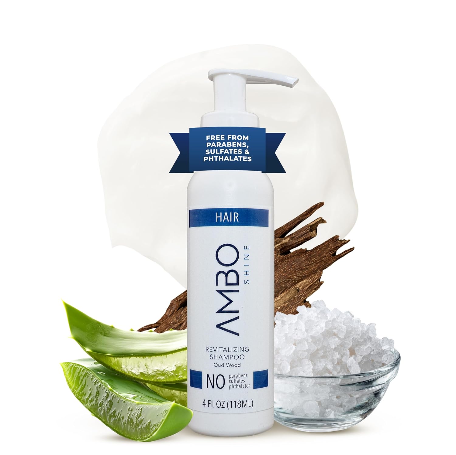 A.M.B.O. Shine Revitalizing Shampoo, Sulfate-Free, Scalp Microbiome, 4oz
