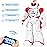 KingsDragon Robots Toy for Kids, RC Gesture Sensing Toy, Interactive Walking Singing Dancing Robot Birthday Presents for Boys Girls Age 6 7 8 9 Years Old,Red