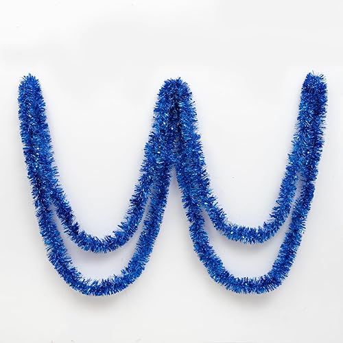 Guirnalda de oropel de Halloween de 26.2 pies, decoraciones metálicas navideñas para cumpleaños, bodas, festivales, Halloween, Navidad, guirnaldas