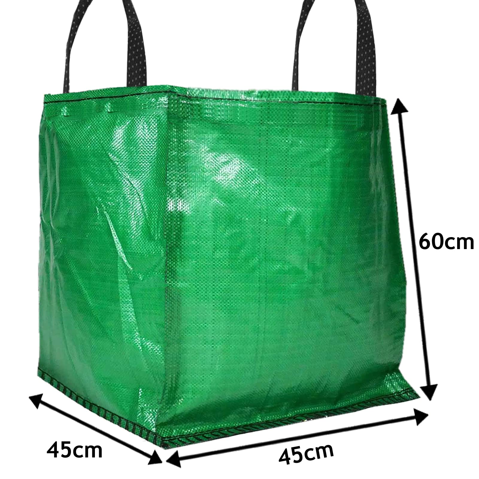 Image secondaire de Spares2go Lot de 3 sacs à déchets de jardin 120 l