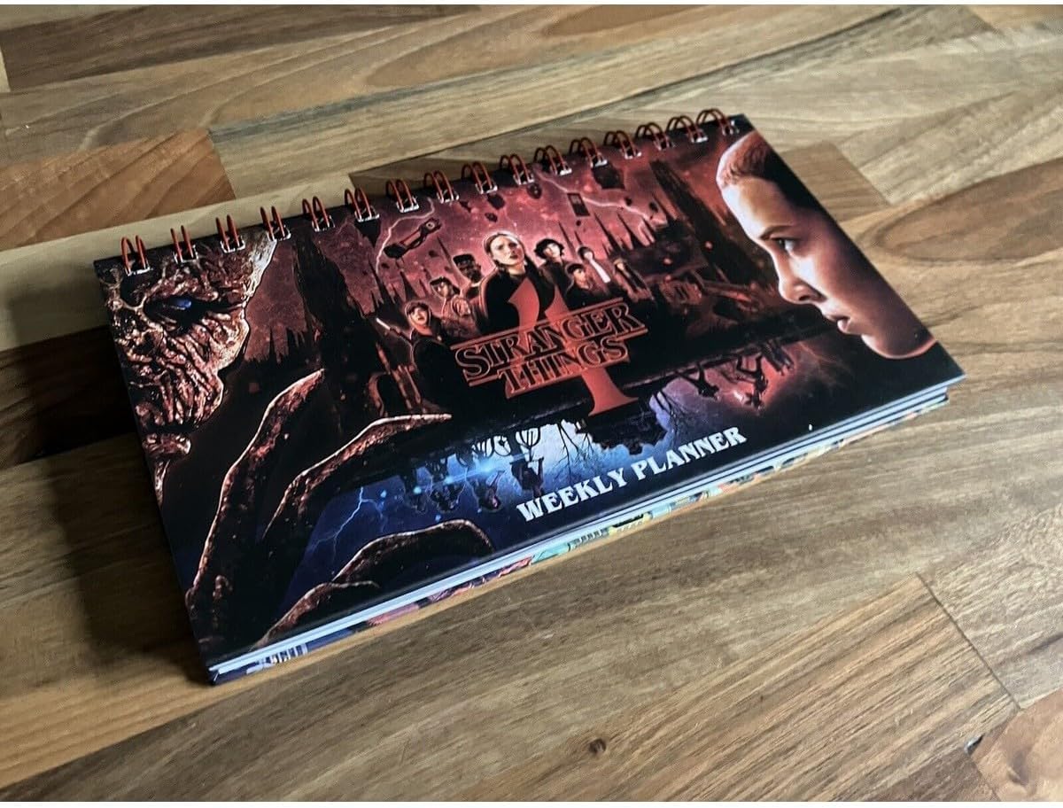 Pyramid International, Stranger Things (Vecna's Curse) Wiro Planner – Unique Design for Fans of the Hit Netflix Series, One Size