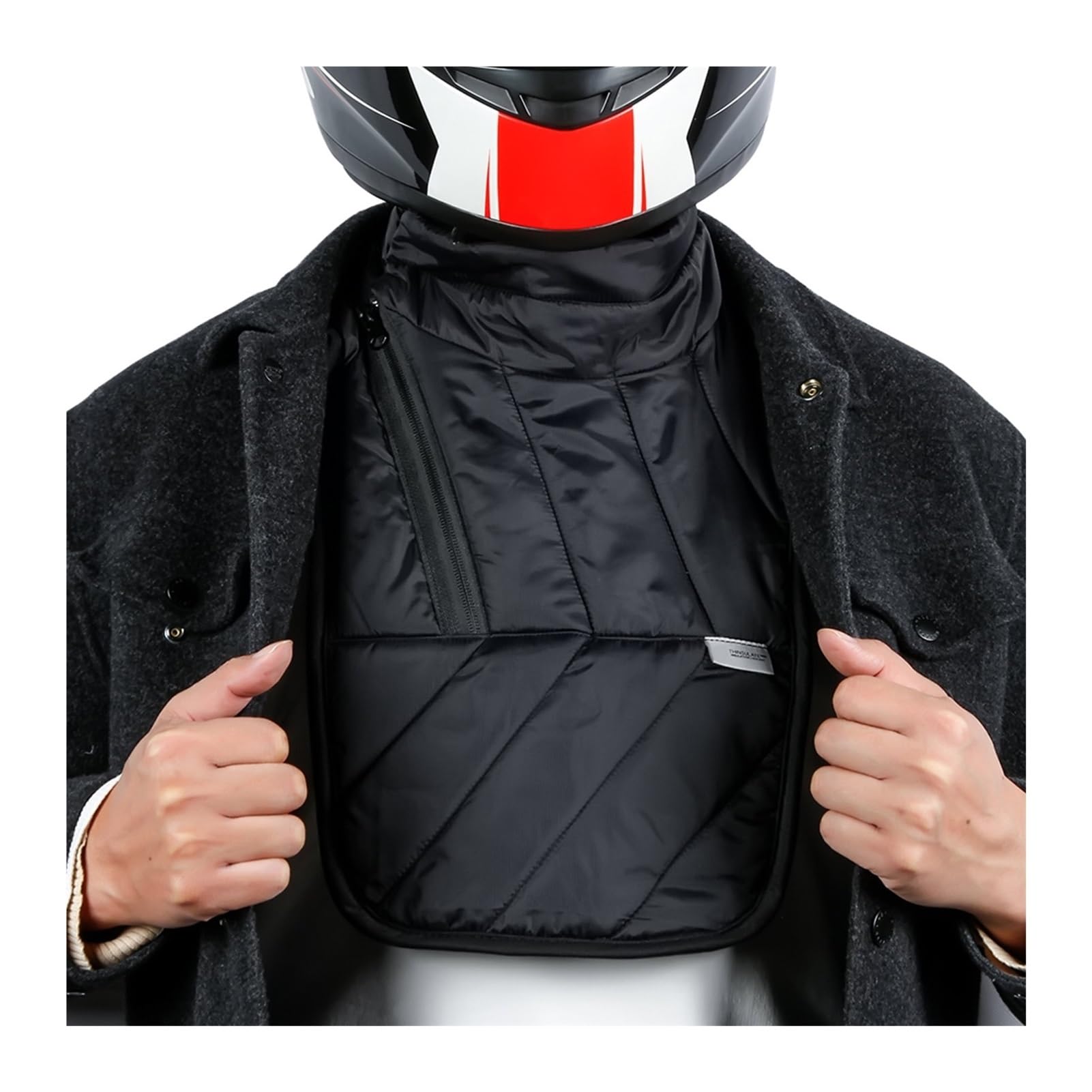 Inverno Mantenere Caldo Collo Sciarpa Motociclista Rider Petto Collo Protector Antivento Scaldino Sciarpa Bavaglini Moto Collare Termico
