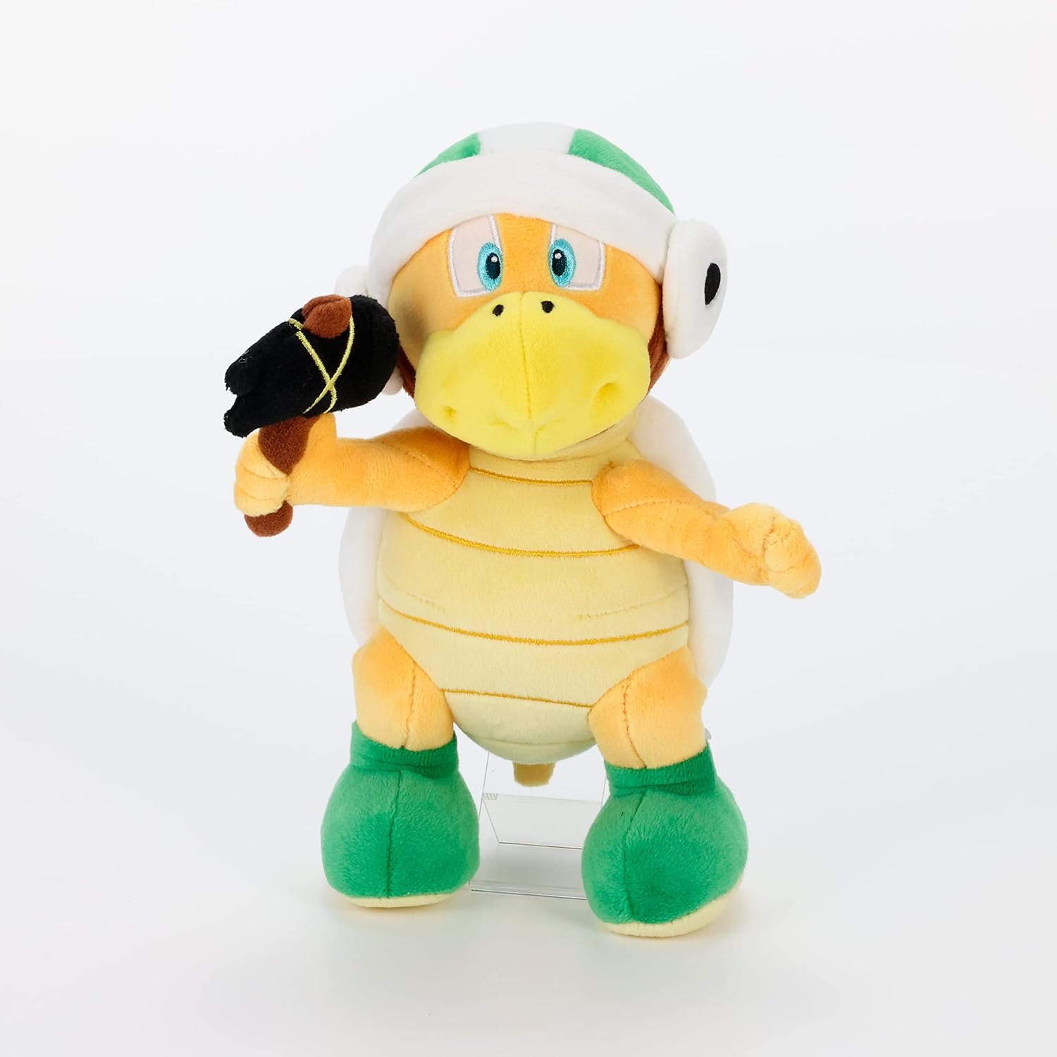 Sanei Super Mario All Star Collection AC37 Hammer Bros Stuffed Plush, 8.5"