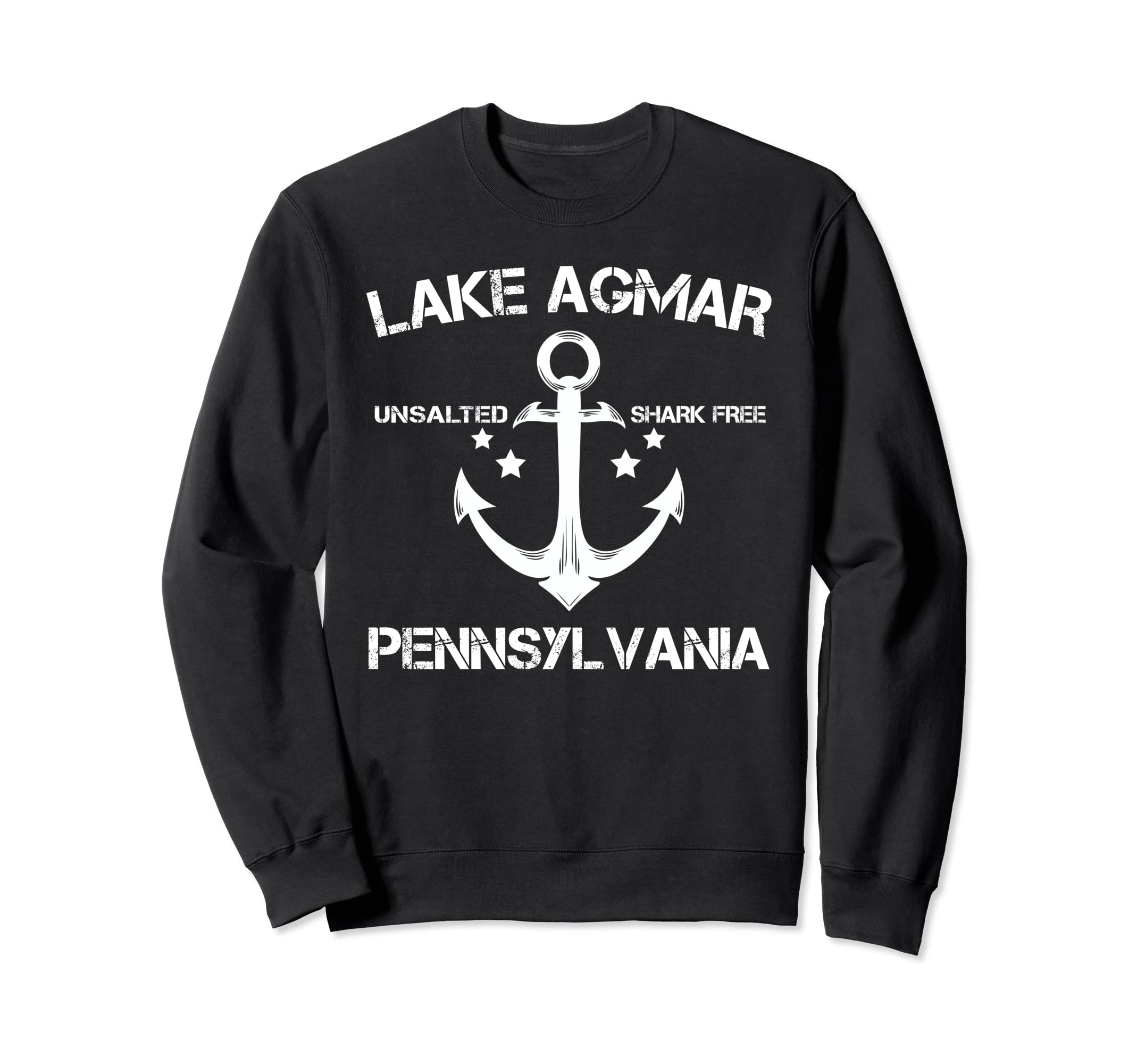 LAKE AGMAR PENNSYLVANIA Funny Fishing Camping Summer Gift Sweatshirt