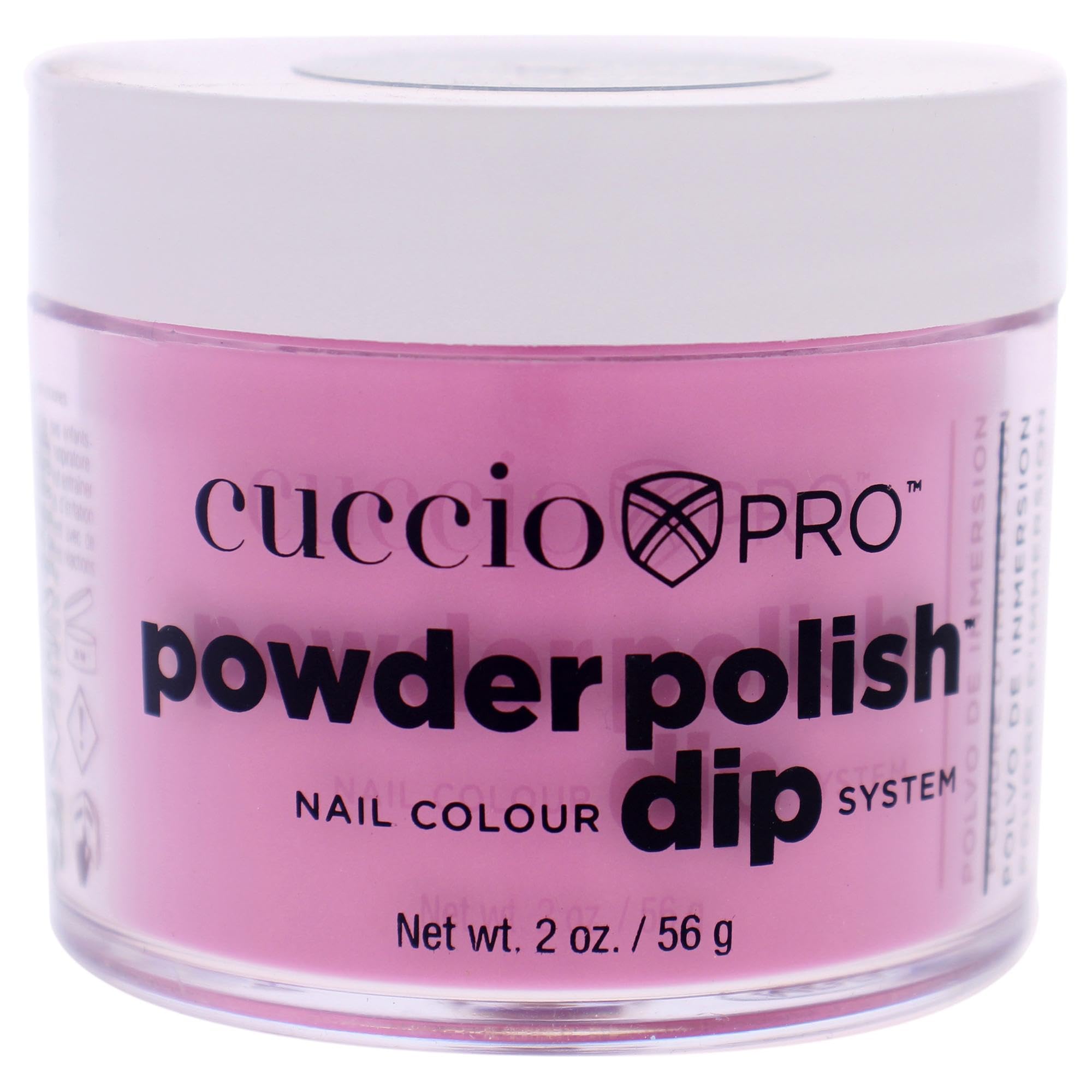 Cuccio Powder Polish Dip 56 g, Bright Pink
