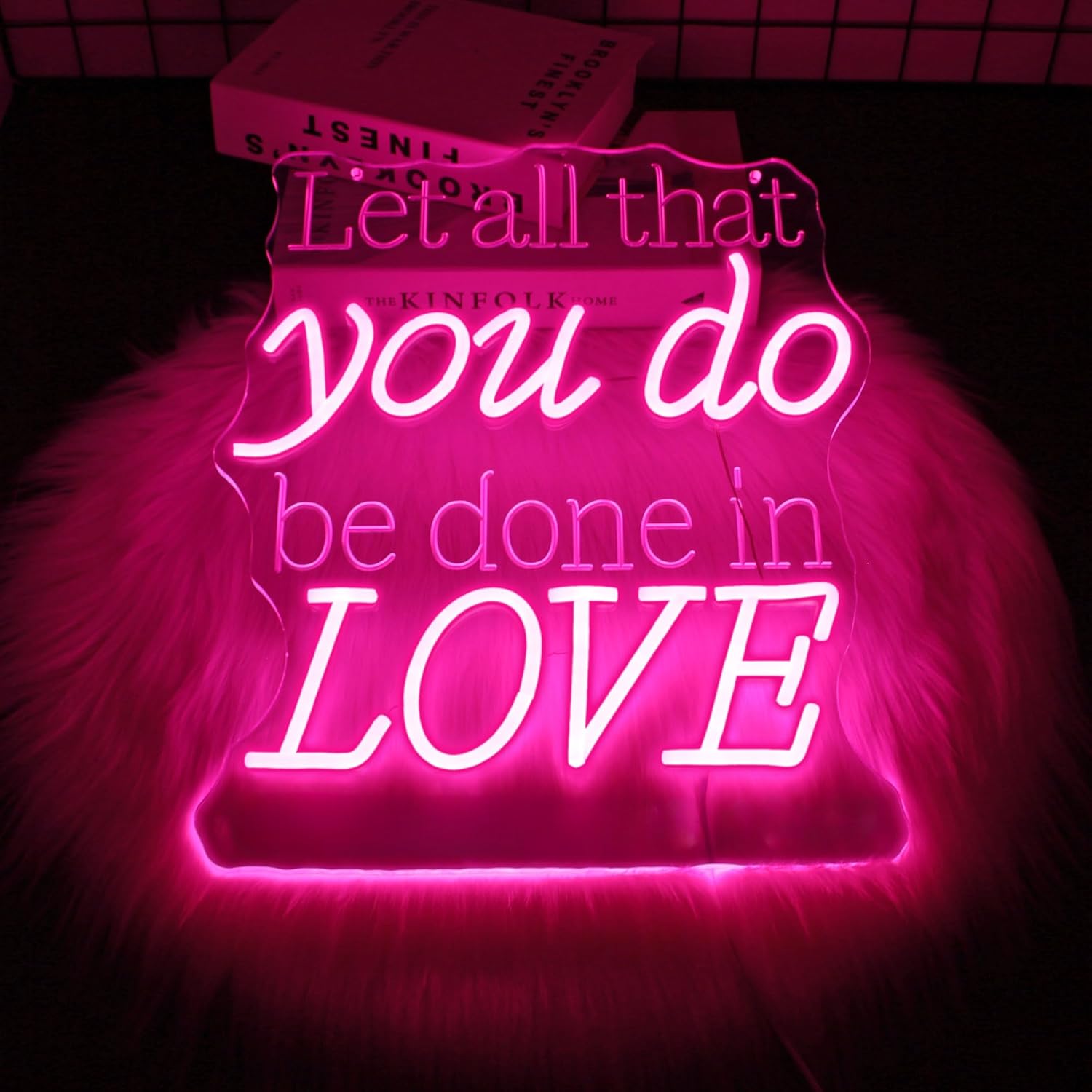 Whfobfe Neon Sign Led Neon Lights Signs for Wall Decor USB Powered Led for Room Decoration (You Do Love) - Image 2