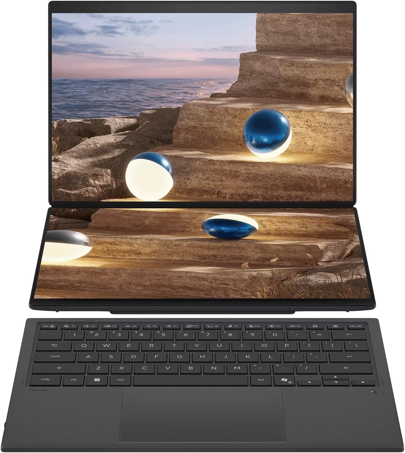 Laptop ASUS Zenbook Duo UX8407AA-PBX9T Intel Core Ultra X9 378H 32GB RAM 2TB SSD 14" OLED 3K 144Hz Touch Windows 11