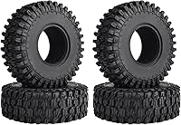 Vista 9 de Hobbypark Neumáticos de Goma Blanda SCX24 1.0 Rock Crawler para 1/18 TRX4M Axial SCX24 Gladiator Bronco C10 JLU Deadbolt B17 Betty 1/18 1/24 RC