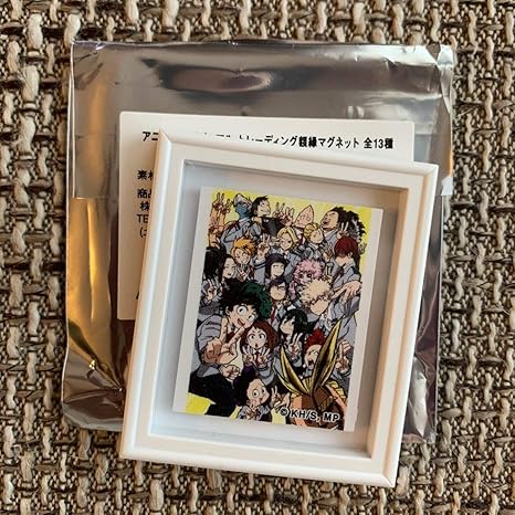 Amazon Co Jp 僕のヒーローアカデミア Plus Ultra Square ヒロアカ アニメ歴代ビジュアル トレーディング額縁マグネット 緑谷出久 爆豪勝己 轟焦凍 ホビー 通販