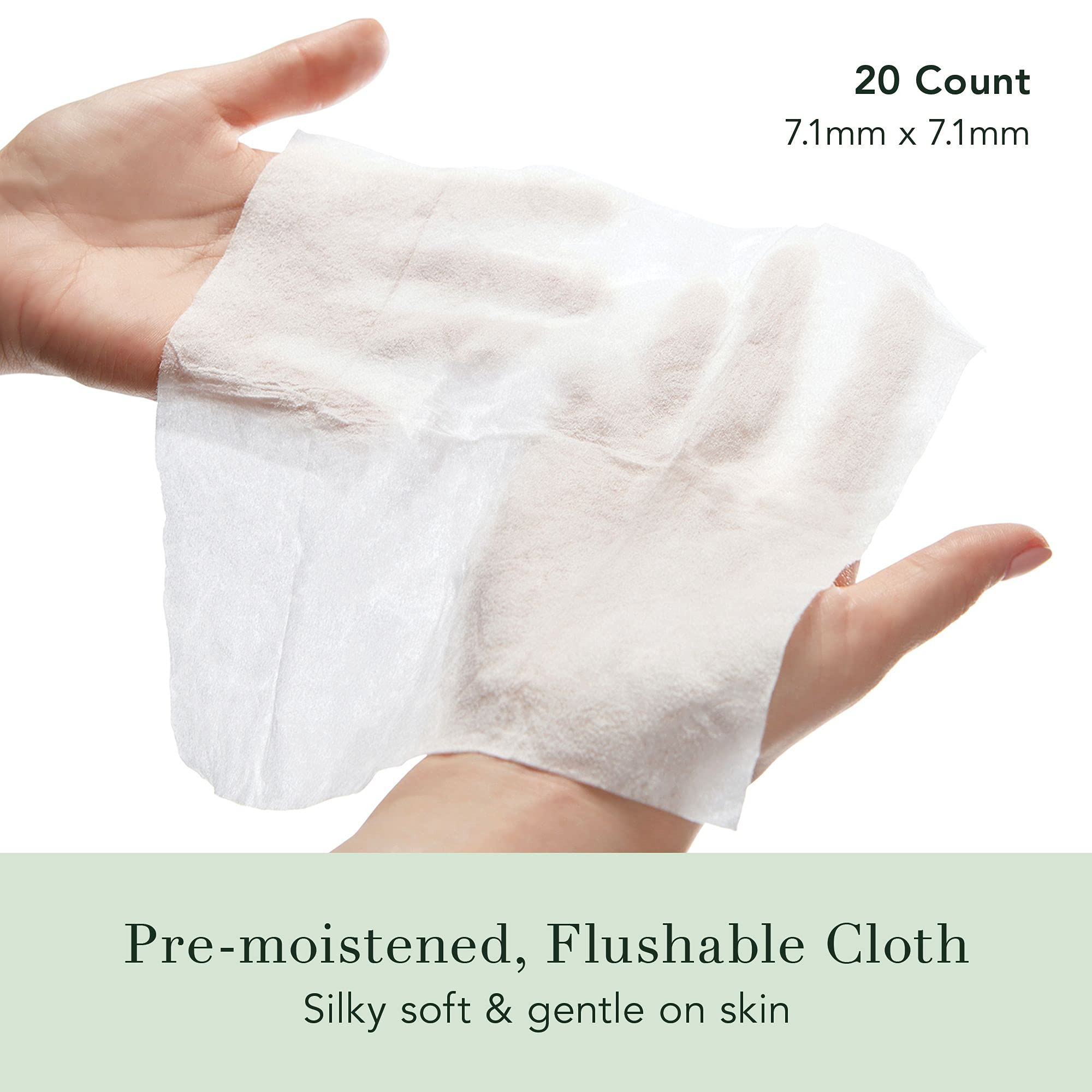 Rael Feminine Wipes with natural ingredients, use day or night