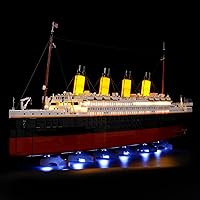 Vista 3 de BRIKSMAX Kit de iluminación LED para Creator Titanic, compatible con el modelo de bloques de construcción Lego 10294, no incluye el juego de Lego