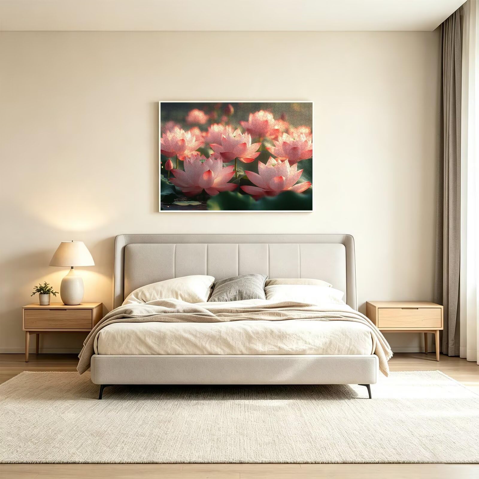 Puzzle dla dorosłych 4000, staw kwiatowy, 141 x 87 cm, n-390