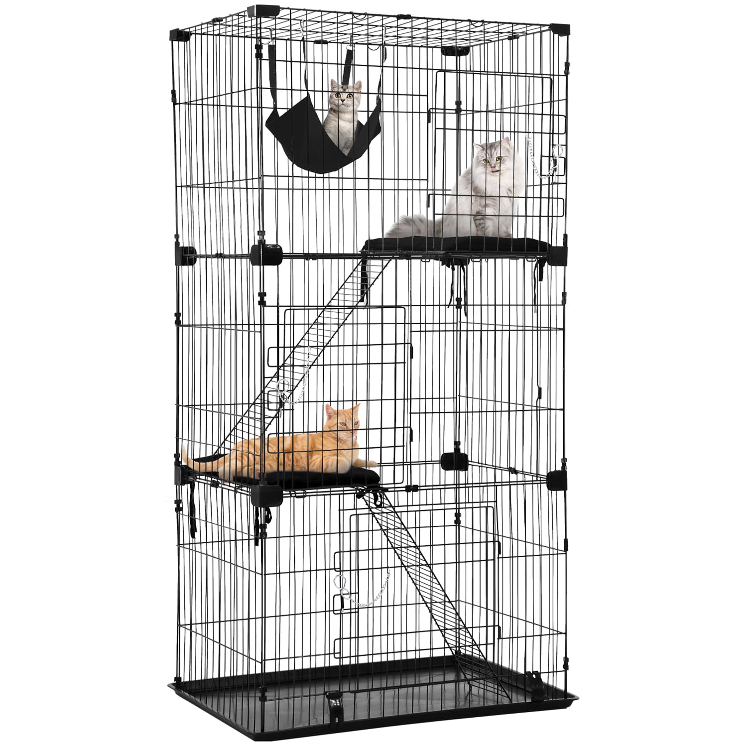 Amazon.com: FDW 3 Tier 67 Inches Cat Cage Cat Enclosure Cat